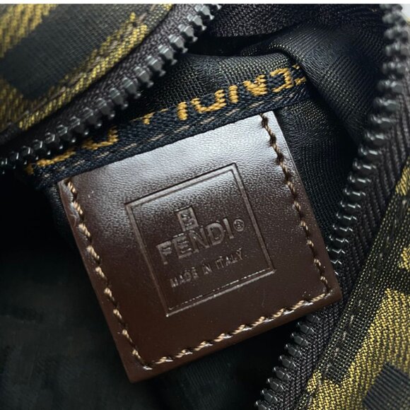 FENDI Zucca Mini Baguette Tote Bag Rare - Picture 8 of 14